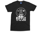 Ripple to the Moon T-shirt XRP Cryptocurrency Digital Payment Protocol Traders Investors Trading Trade Gift Tee